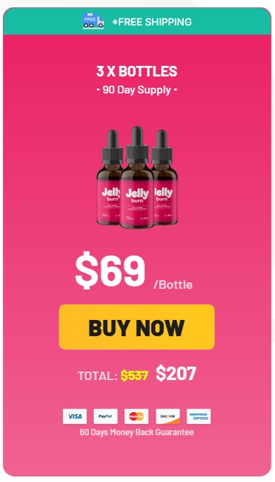 JellyBurn 3 Bottle Price